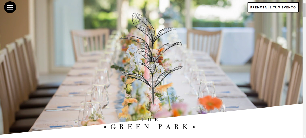Sito web realizzato per The Green Park